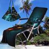 Funda para silla de playa transfronteriza funda para silla de playa de microfibra impresión digital 3D serie de juegos