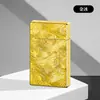 Som Alto Artesanato em Relevo À Prova de Vento Isqueiro Inflável Presente Empresarial High-End Isqueiro Deslizante Lateral Coleção Atacado