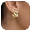 Amazon Transfronterizo Nuevos Pendientes Irregulares Elegantes Versátiles Tachuelas Minimalistas Estilo Ins para Vacaciones y Uso Diario para Mujeres