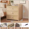 Mesita de Noche Pequeña para el Hogar Simple Moderna Estante de Almacenamiento para Mesita de Noche Armario de Almacenamiento con Cerradura Armario de Almacenamiento para Dormitorio de Alquiler