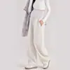Pantalones de maternidad para exteriores, pantalones de pierna ancha, pantalones rectos adelgazantes de cintura alta talla grande, ropa de maternidad, pantalones casuales para mujeres embarazadas