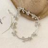 Colar de Corrente de Bolinhas de Uva Pequenas Feminino Celebridade da Internet Design de Nicho Elegante Versátil Corrente para Clavícula Pulseira Colar Acessórios Exquisitos