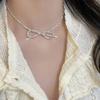 Pulseira Doce com Laço para Mulheres, Design Misto Estiloso e Moderno, Pulseira Galvanizada para o Dia a Dia, Acessório de Moda Estilo Ins Celebridade da Internet