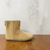 Botas casuais de camurça lisa de cor sólida estilo retrô, botas curtas novas para outono e inverno 2026 para meninos e meninas