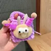 Bolsa Tejida a Mano para Auriculares Bluetooth DIY Estuche Protector Universal Caricatura Linda Portamonedas Retorcido Cruzado