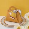 Estilo Ins Estilo Europeu Fita Bolsa de Couro Embalagem Caixa de Presente Couro Novo Criativo Saco de Doces de Casamento