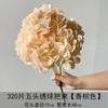 320 Piezas de Ramilletes Grandes de Hortensia de 5 Cabezas, Flores Artificiales, Techo de Boda, Camino de Flores Falsas, Arreglo Floral, Decoración para Eventos Festivos