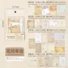 Material Atemporal Flor de Papel Série Fragmento de Sombra Floral Diário Floral Material DIY Base de Papel para Decoração 32 Folhas em 6 Designs