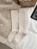 Calcetines largos de encaje calado estilo ballet Miu, dulces y adelgazantes, calcetines JK sin costuras para la pantorrilla, calcetines con volantes