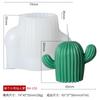Molde de Silicona para Velas de Cactus Sanxin, DIY Cactus Tridimensional, Piedra Difusora de Yeso, Herramienta para Moler Velas de Aromaterapia
