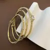 Pulseras Clásicas de Moda con Círculos Grandes para Mujer, Pulseras Retro de Alta Gama, Pulseras Únicas Exageradas y Diversas al por Mayor