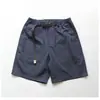 Shorts de trabajo retro japoneses simples para hombre de verano 2023 moda masculina marca callejera holgados casuales color liso