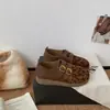 Sapatos femininos confortáveis Ladebaishimei com fivela, moda outono, sola grossa, sapatos femininos de salto embutido, novo cinto de couro retrô feminino
