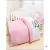 Colcha de Jardín de Infancia Juego de Tres Piezas Colcha de Algodón para Niños Funda Nórdica para Bebé Sábana Funda de Almohada Funda Nórdica de Algodón Puro Sábana Colcha de Primavera y Otoño