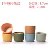 Maceta para pulgar suculenta mini mini maceta para pulgar maceta de cerámica para flores suculentas planta creativa flor pequeña Ma Long mesa Mai Tai Bao