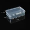 Caja de almacenamiento rectangular de PP, caja de plástico rectangular, caja transparente para piezas de almacenamiento, caja de embalaje para productos pequeños, venta al por mayor del fabricante