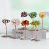Fábrica por atacado todos os tipos de árvore de cristal natural ametista ágata home office decoração original cor de pedra forma tigela