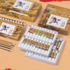 Juego de pigmentos para pintura tradicional china Marley, 12 colores, 24 colores, 36 colores en caja, pintura de tinta china, pincelada meticulosa, pintura de paisajes, materiales de pintura mineral