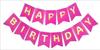 Banner de Feliz Cumpleaños Transfronterizo, Bandera Colgante de Letras Grandes Estampadas en Oro, Decoración de Fiesta Cola de Pez, Banderines Coloridos, Arreglo de Boda
