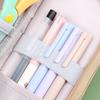 Estuche para lápices estilo japonés y coreano color macarrón pequeño para estudiantes de secundaria y preparatoria de gran capacidad estuche para lápices