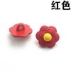 Botones de plástico con forma de flor tridimensional de pie alto botones para ropa infantil chaqueta botones de punto de color accesorios DIY botones de flor 18 mm