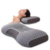 Almohada para Dormir Adulto Popular Nuevo Modelo 2024 Nuevo Cubo de Agua Negro Tejido Color Frijol Negro Partición Almohada de Spa