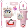 Accesorios Decorativos Stanley Correa de Mano de Cuerda Trenzada Estuche para Labial Llavero Duende Briqueta Funda de Silicona Antideslizante para Taza