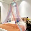 Mosquitero de cúpula estilo palacio para interior, anti-mosquitos de techo, sin color, sin instalación, mosquitero para cama doble, malla de princesa encriptada