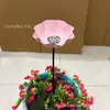 Novo Espeto de Flor de Metal Feito à Mão Alimentador de Pássaros de Flor de Metal Artesanal para Jardim