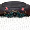 60547-1 Cobre Estilo Antiguo DIY Cobre Goteo de Aceite Hecho a Mano Horquilla Material Corona de Cabello Accesorios de Murciélago 17*35mm