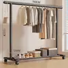 Perchero de pie para el hogar, dormitorio, balcón, dormitorio, tendedero simple, poste único, barra de secado interior