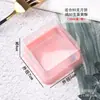W65B Snow Mei Niang Caja de hojaldre cuadrado individual crujiente de yema de huevo hojaldre de arroz glutinoso para panqueques refrigerio caja de embalaje de plástico