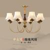 Lustre para Sala de Estar Estilo Antigo Design Vintage Francês recomendar Estilo Nanyang Sala de Jantar Quarto Tecido de Luxo Criativo Lustre