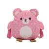 Bolso de hombro de oso de dibujos animados lindo para niños y niñas, bolso cruzado de viaje para bebé con lunares elegante, nuevo monedero para niños