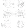 Atq23 Estrutura de Transformador Atq24 Estrutura de Baquelite Bobina de Estrutura de Alta Frequência Vertical 4+2 Pinos 2310