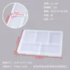 Cajas de Plástico Transparente con 10, 15 y 24 Compartimentos Fijos para Botones de Ferretería, Aparejos de Pesca, Joyería, Accesorios de Papelería