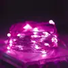 Luces de Cadena de Cable de Cobre, Caja de Batería Transfronteriza, USB Solar, Decoraciones Navideñas, Estilo de Ambiente, Boda, Decoración de Caja de Regalo