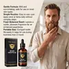 Aceite East Moon para el Cuidado de la Barba para la Limpieza Diaria Suave, Refrescante e Hidratante del Vello Facial Masculino