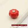 Manija de Puerta de Gabinete Rústica Transfronteriza, Manija de Cerámica Hecha a Mano, Pomo de Bola de Cobre, Manija Redonda de Agujero Único para Muebles de Gabinete, Armario, Cajón