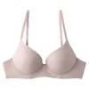 Sujetador sexy europeo y americano sin costuras, liso, para busto pequeño, push-up, anti-caída, ajustable, sujetador para mujer de busto grande, adelgazante, talla grande