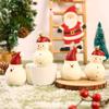 Vela Formato Árvore de Natal com Laço Pintado à Mão Atmosfera Natalina Aromaterapia Presente Vela de Árvore de Natal