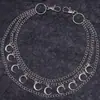 Cadena de Cintura de Metal Punk Hip-Hop Transfronteriza Europea y Americana con Colgante de Luna Creciente Personalizado Cadena para Pantalones Accesorios de Cadena de Moda Unisex