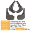 Adecuado para Citroen C2 2007-2012 Comercio Exterior Transfronterizo Guardabarros de Neumático de Coche Dropshipping