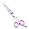 Tesoura para Pet Beleza Dourada Ferramenta de Corte de Cabelo Fixador de Cabelo Gato Corte Reto Corte Curvo Ursinho de Pelúcia Cão terno