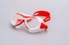 Gafas de Natación para Niños, Impermeables y Antivaho con Marco Dividido, Diadema de Tela Elástica, Cruz de Silicona, Gafas de Natación Unisex