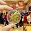 Adesivo de Telefone Ouro Puro 999 2mg Shuibei Adesivo Popular Dourado para Traseira de Telefone Loja de Ouro Transmissão ao Vivo Pequenos Presentes Físicos Varejo