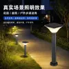 Luz LED para Jardín Exterior con Enchufe de Tierra Impermeable Luz para Poste Superior de Villa Iluminación de Área Escénica de Parque Luz Solar para Césped