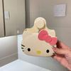 Caja de Almacenamiento Adhesiva para Baño con Agujero de Gato KT, Montada en Pared sin Perforaciones, Dibujos Animados, Almacenamiento para Pasta de Dientes, Cepillo de Dientes, Caja de Almacenamiento Montada en Pared