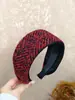 Nova Faixa de Lã Larga de Inverno de Alta Qualidade, Design de Coroa Alta, Estilo Casual para Sair, Acessório de Cabelo Vintage e Elegante Estilo Chanel