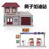 Accesorios de Juguete de Tren Locomotora Vía Estación de Tren Vía Recta Vía Curva Vía de Desvío Vagón Puente Árbol